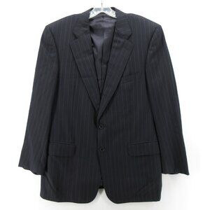 Ermenegildo Zegna Sport Coat 42 Blazer Wool Super 100s Pinstripe Jacket